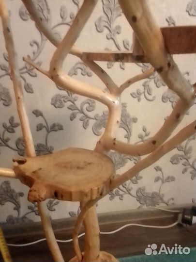 Подставка для цветов напольная деревянная