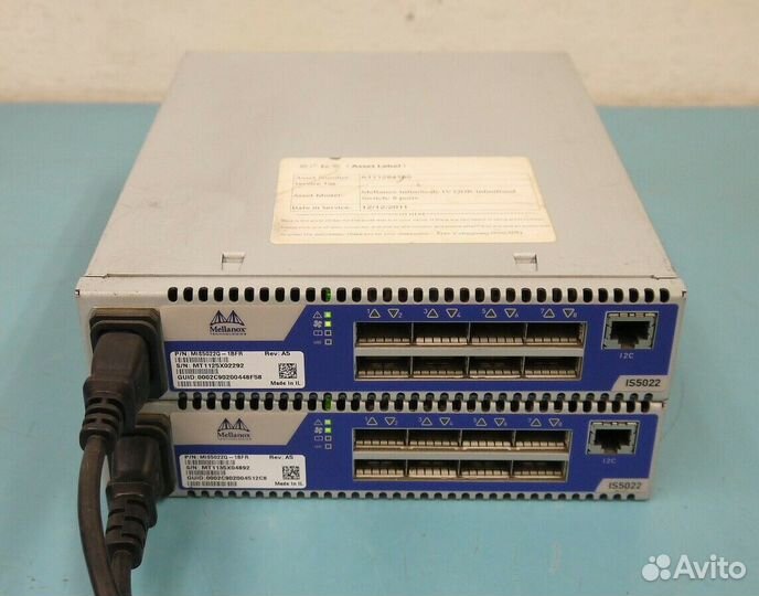 Коммутатор 40Gb/s InfiniBand на 8 портов Mellanox