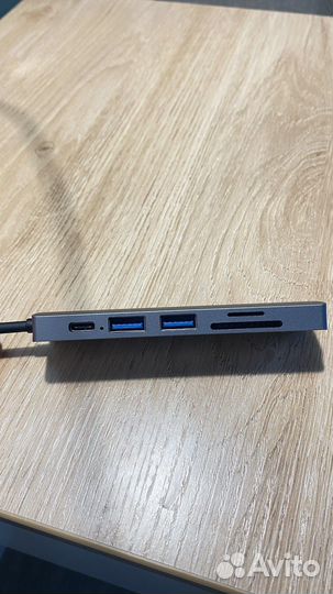 Адаптер Хаб Переходник USB-C HUB 6 в 1