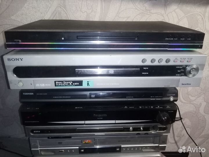 Неисправные DVD-плееры-рекордеры и VHS