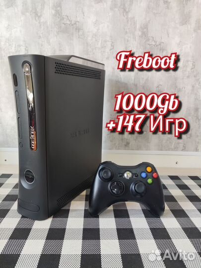 Xbox 360 freeboot 1Tb + 147 Игр