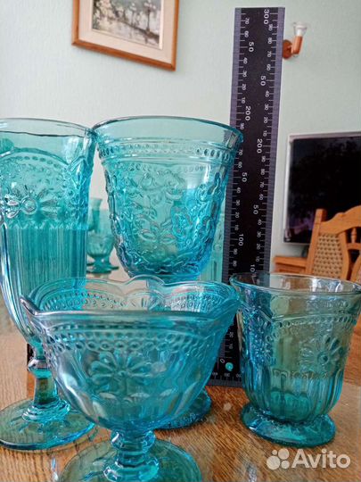 Фужеры и креманки, блюда, тарелки. Набор. 26 предм