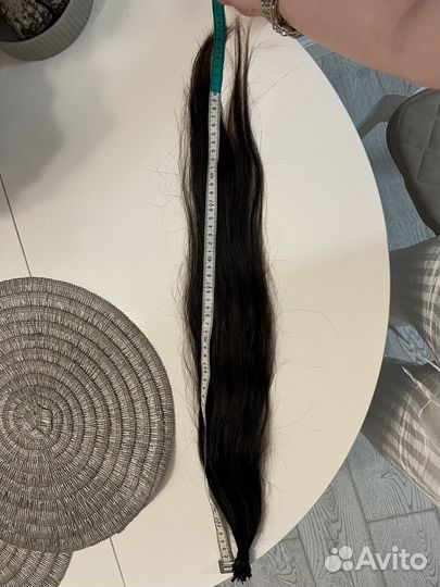Натуральные волосы для наращивания 70см 48гр