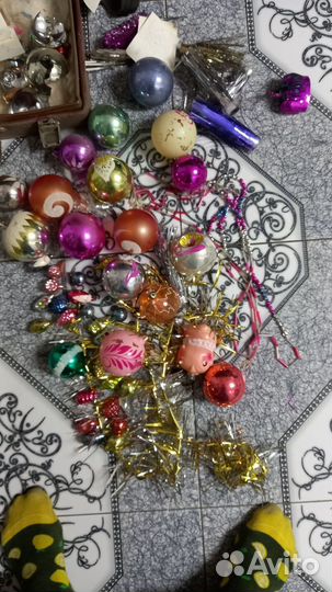 Елочные игрушки СССР советские одним лотом