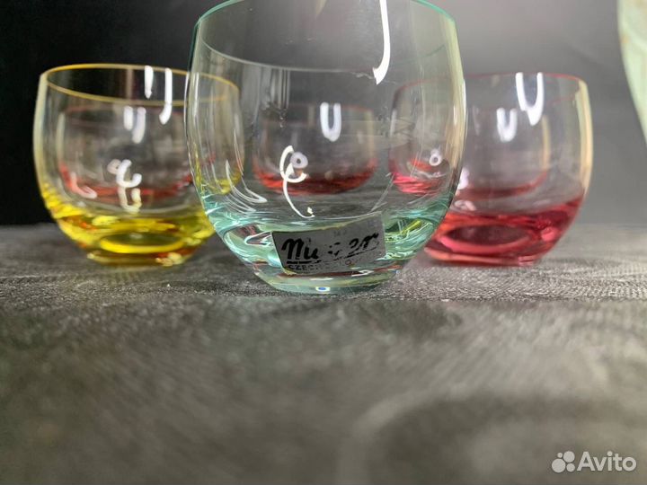 Набор рюмок, кувшин графин ваза стакан Moser