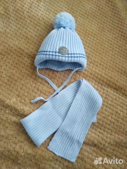 Комплект шапка и шарф