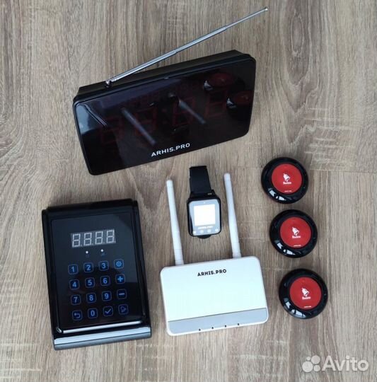 Система вызова персонала беспроводная - комплект