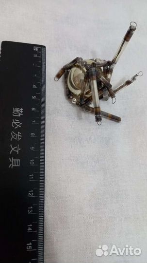 Елочные игрушки из стекляруса СССР комплект 6 шт