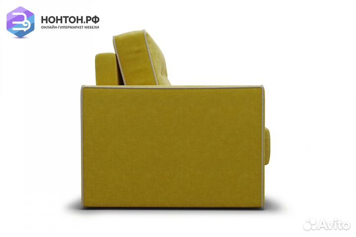 Кресло еврокнижка Леон горчичное