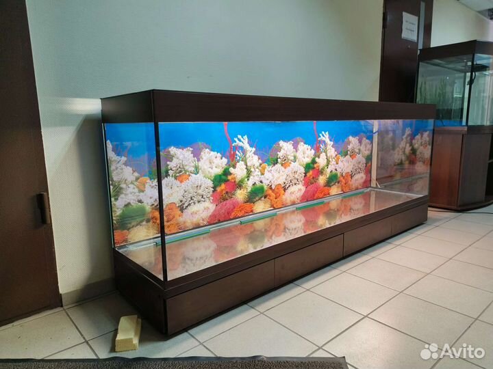 Аквариум 800 свет биофильтр фон подставка