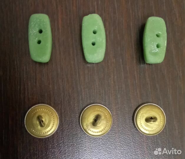 Пуговицы винтажные керамические и металлические