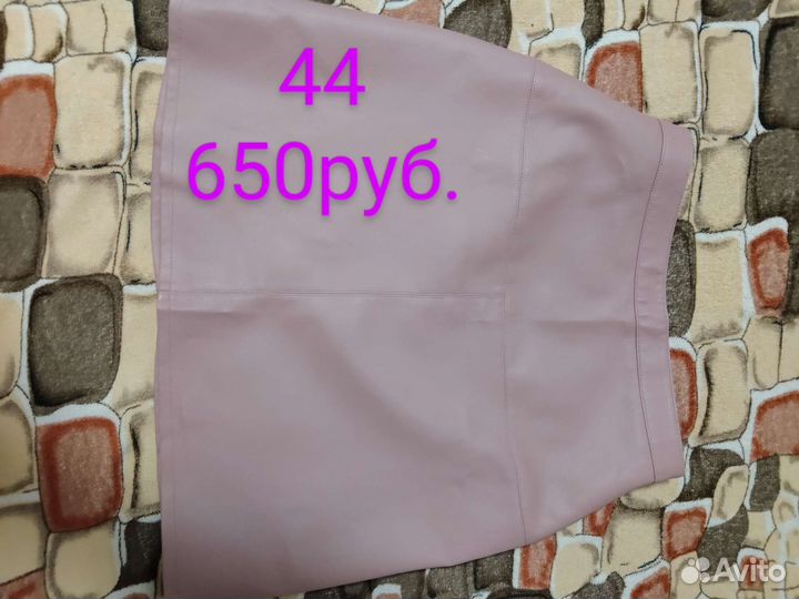 Юбка из искусственной кожи