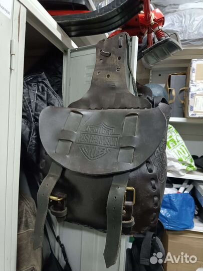 Кофры кожаные Harley Davidson (перекидные сумки)