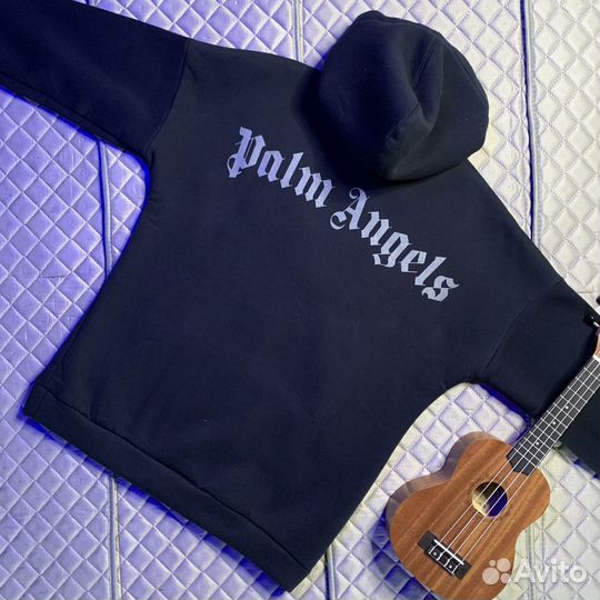Толстовка худи Palm Angels на флисе