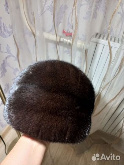Шапка норковая женская 57 размер