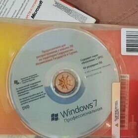 Windows 7 pro 64/32. Установочный диск в коробке