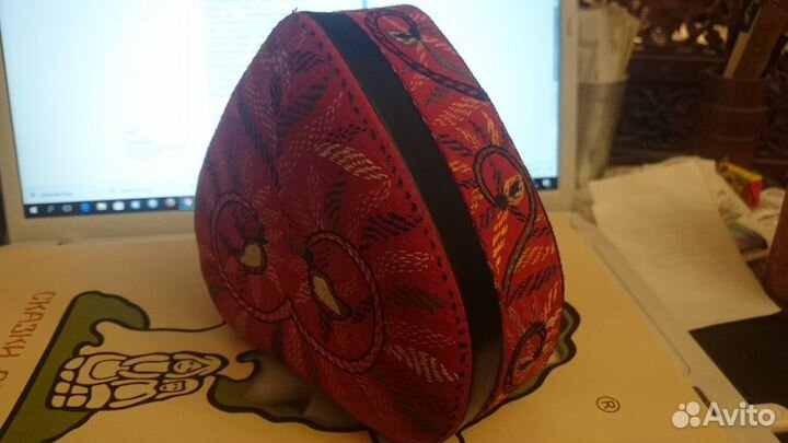 Старинная вышит портьера 30-40-х гг. СССР шкатулка