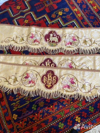 Антикварные занавески для интерьер