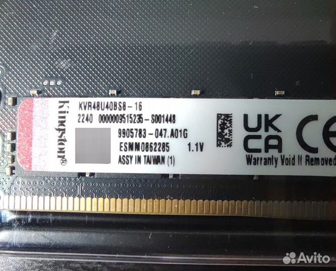 DDR5 4800 MHz 16 GB