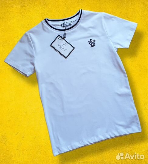 Белая футболка для мальчика