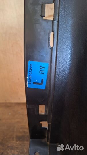 Накладка на задную арку хюндай солярис седан