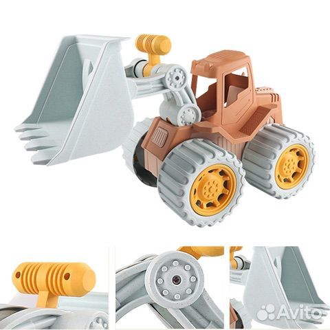 Трактор бульдозер игрушка для песка