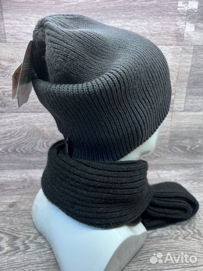 Шапка мужская вязаная из шерсти, Oxigon