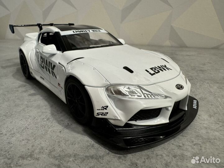 Модель автомобиля Toyota Supra A90 lbwk металл