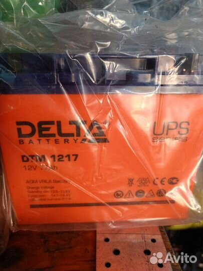 Аккумулятор Delta dtm 1217