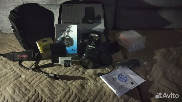 Canon EOS 600D 18-55 IS II kit пробег 3600