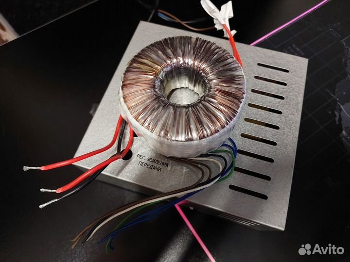 Корпус с транформатором (микрофон в подарок)