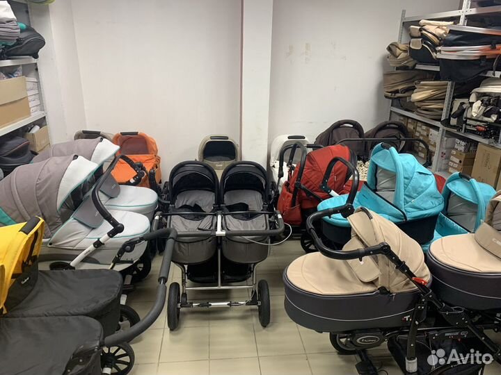 Большое поступление колясок для двоен