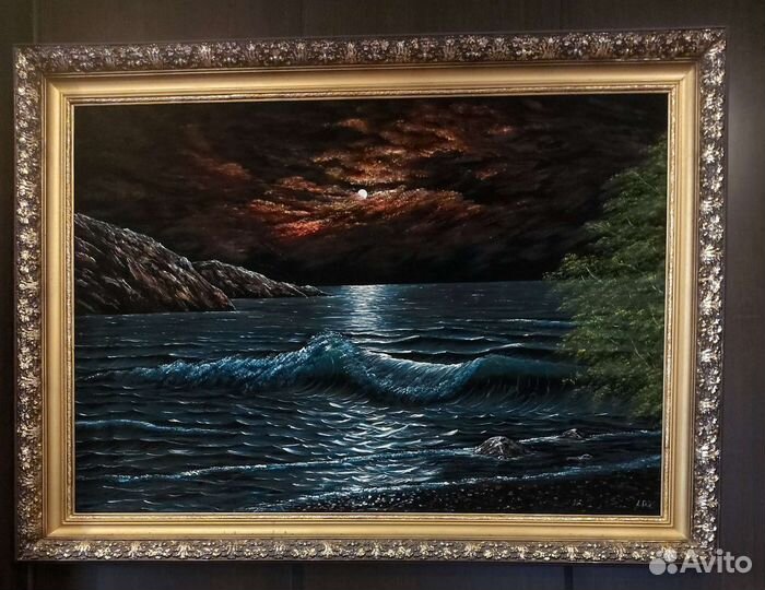 Картина на бархате маслом