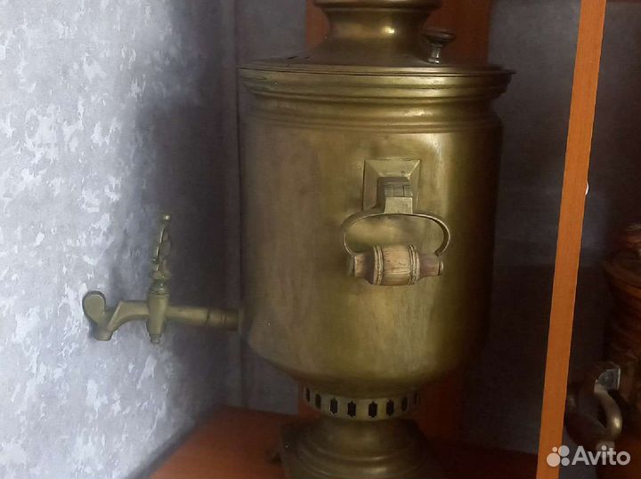 Самовар на дровах старинный большой