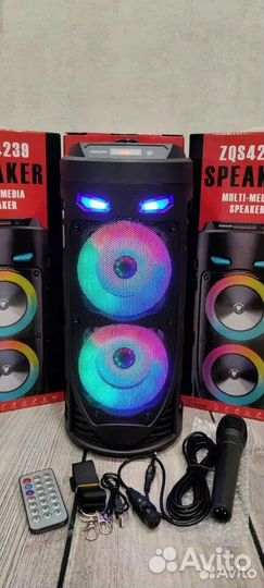 Колонка беспроводная с караоке ZQS-4239