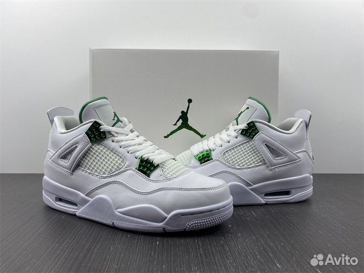 Кроссовки Nike Air Jordan 4 Metallic Green