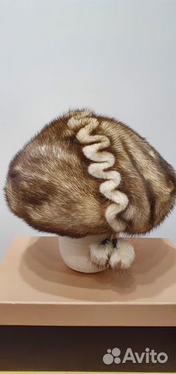 Шапка норковая женская