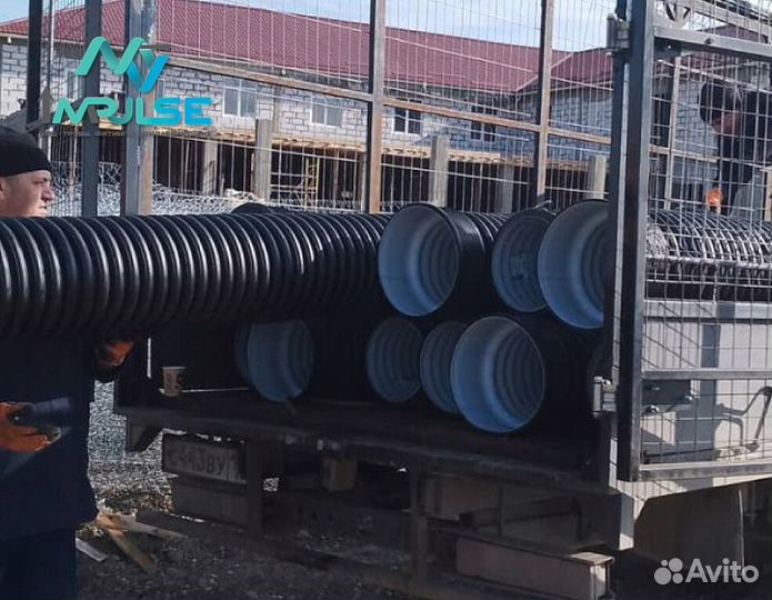 Труба гофрированная пнд 630 SN 8 PR-3