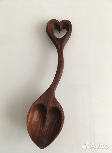 Валентинка из дерева, чаша-сердце