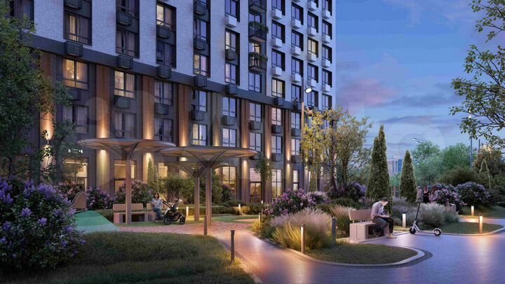 Квартира-студия, 25,7 м², 16/25 эт.