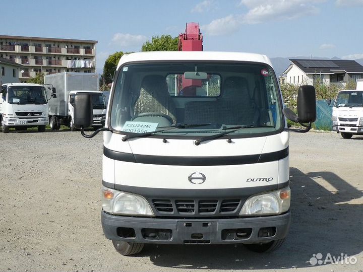 Бортовой грузовик Hino 300 (Dutro) с КМУ UNIC, 2003