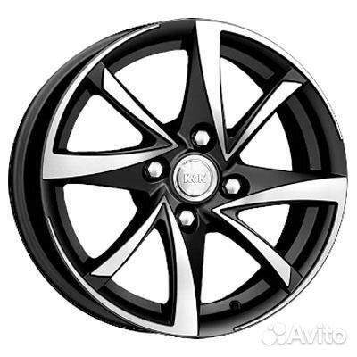 Диски K&K Игуана 7x17 5*100 ET38 DIA67.1 Дарк платинум Литой