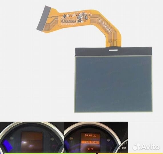 Volkswagen touareg дисплей монохромный для табло