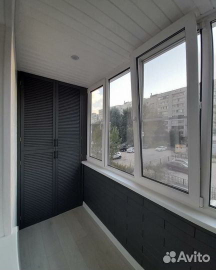 Обшивка балконов и лоджий /Остекление /Шкафы