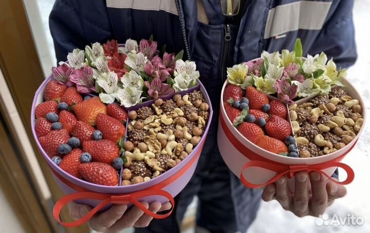 Клубничный букет, клубника в шоколаде