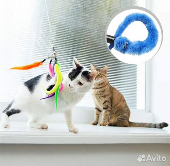 Дразнилка для кошек 5 шт