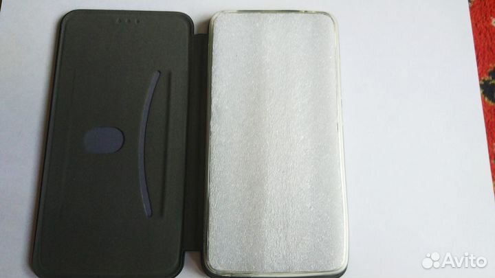 Черный чехол-книжка на Xiaomi Redmi Note 2