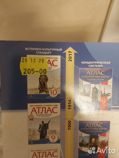 Атлас по истории 6 класс новый