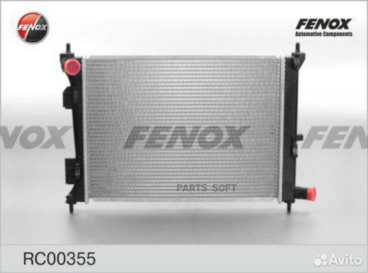 Fenox RC00355 RC00355 радиатор системы охлаждения