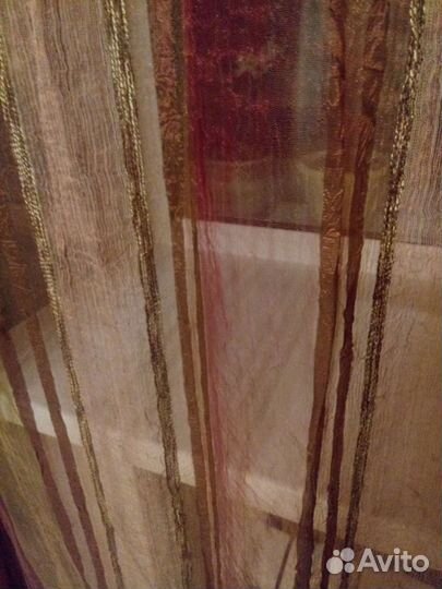 Комплект шторы и тюль бу